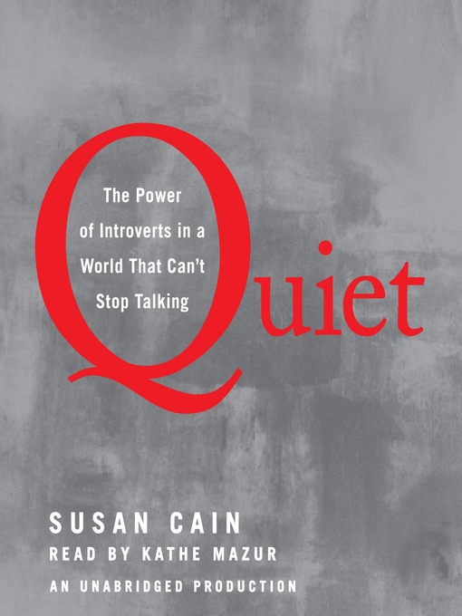Title details for Quiet by Susan Cain - Wait list
